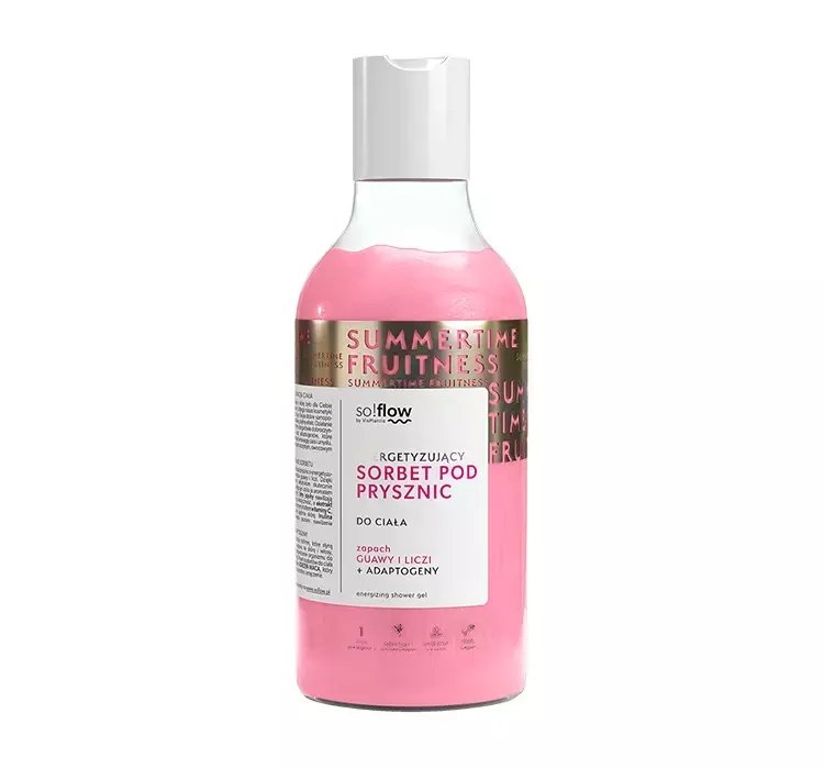 Elfa, So!flow, Сорбет для душа, гуава и личи, 400 мл
Elfa, So!flow, Сорбет для душа, гуава и личи, 400 мл