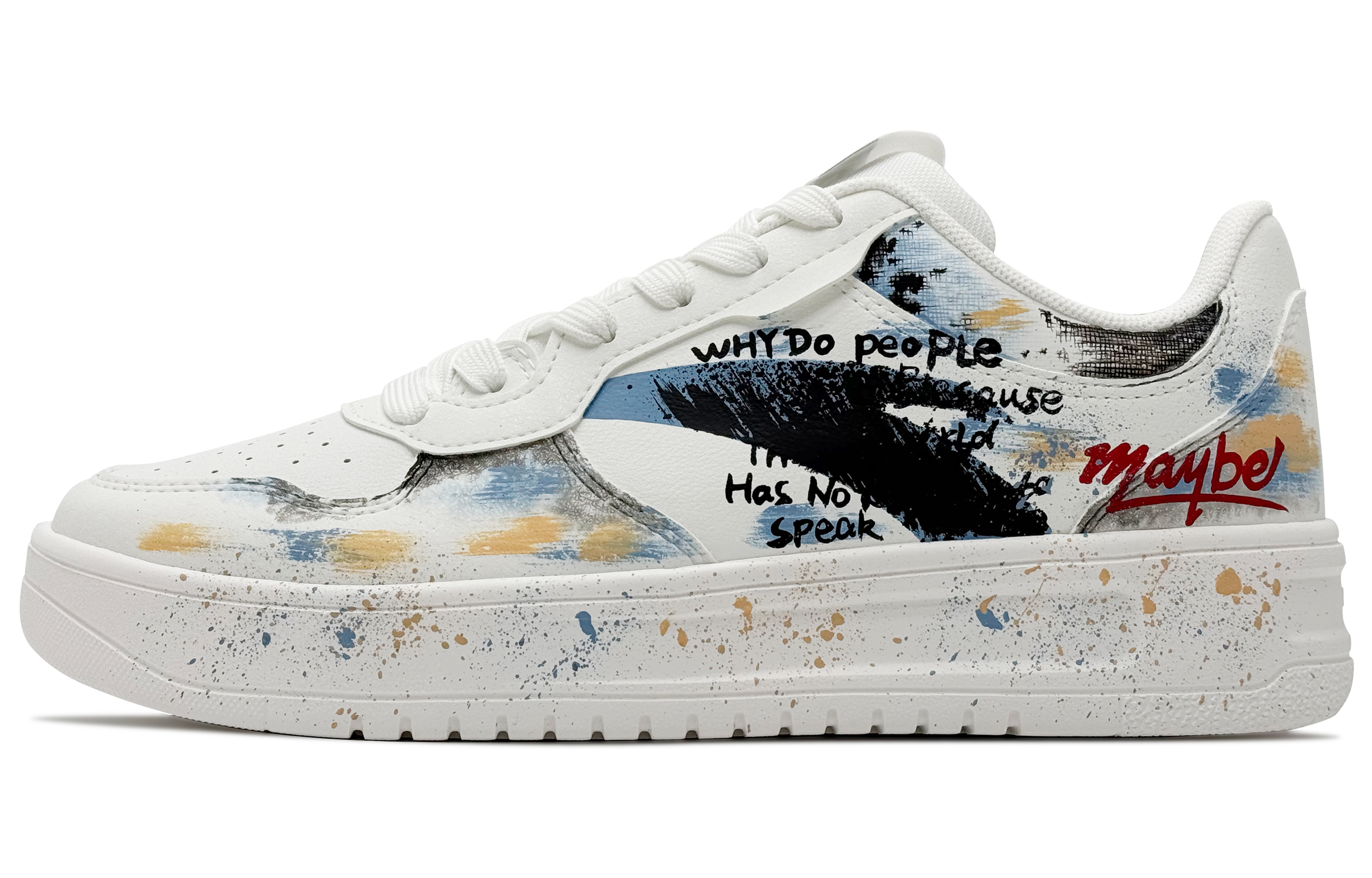 ANTA Нескользящие, амортизирующие, износостойкие, низкие кроссовки для скейтбординга, мужские, белые, синие, красные 
ANTA Нескользящие, амортизирующие, износостойкие, низкие кроссовки для скейтбординга, мужские, белые, синие, красные