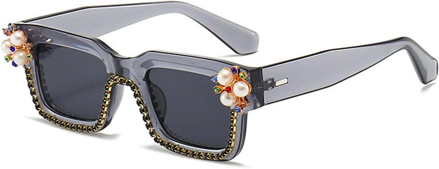 Солнцезащитные очки Helena прямоугольной формы с бриллиантами, квадратные солнцезащитные очки со стразами, жемчужные женские блестящие солнцезащитные очки для вечеринок, Gray
Солнцезащитные очки Helena прямоугольной формы с бриллиантами, квадратные солнцезащитные очки со стразами, жемчужные женские блестящие солнцезащитные очки для вечеринок, Gray