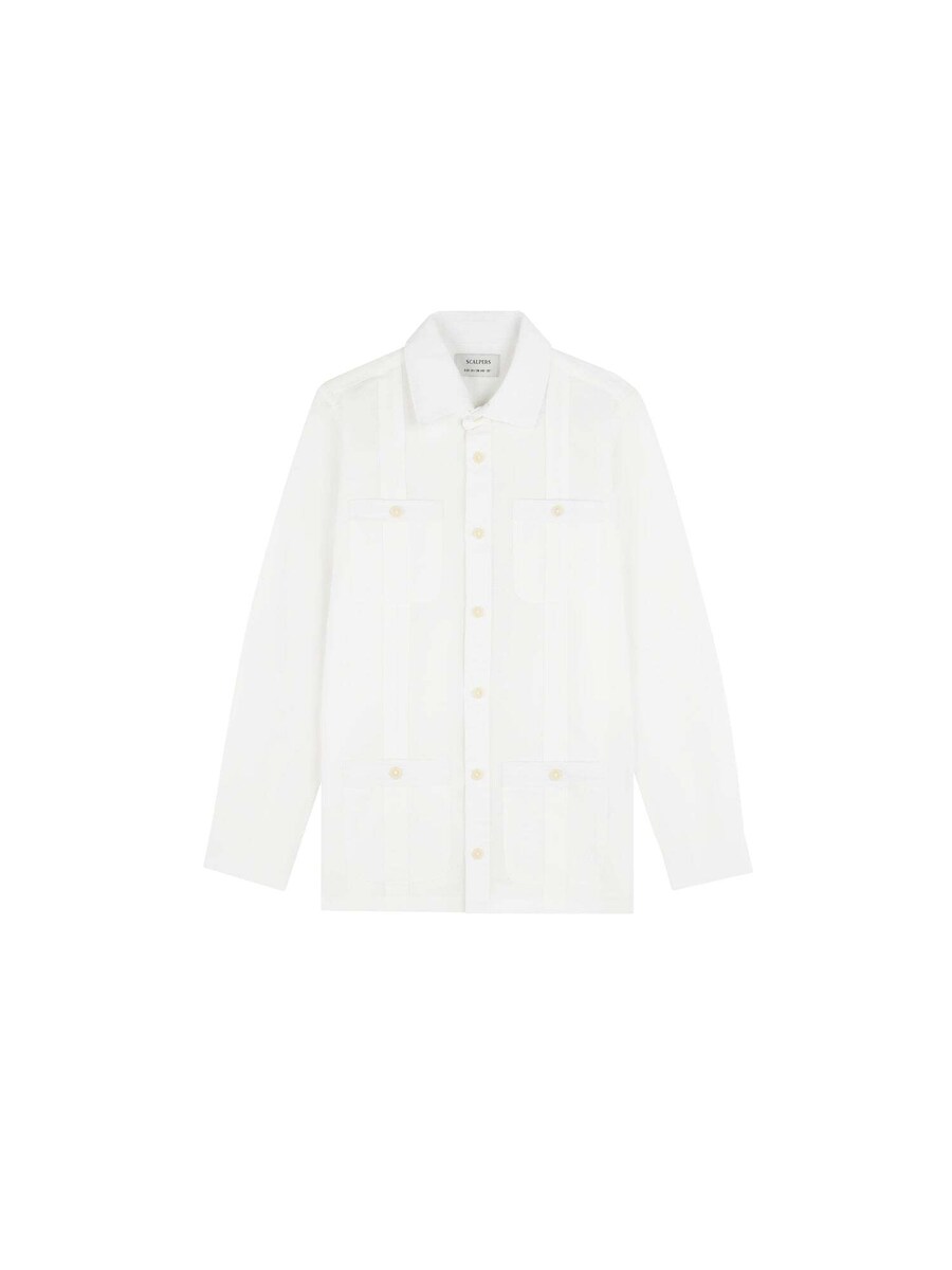 Рубашка на пуговицах классического кроя Scalpers, белый
Рубашка на пуговицах классического кроя Scalpers, белый