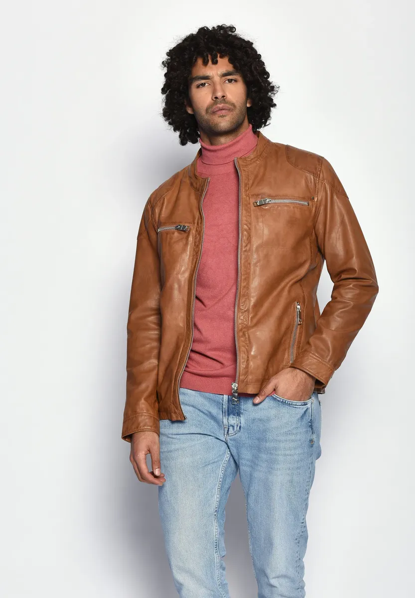 Кожаная куртка Maze "Флинт", коричневый
Кожаная куртка Maze "Флинт", коричневый