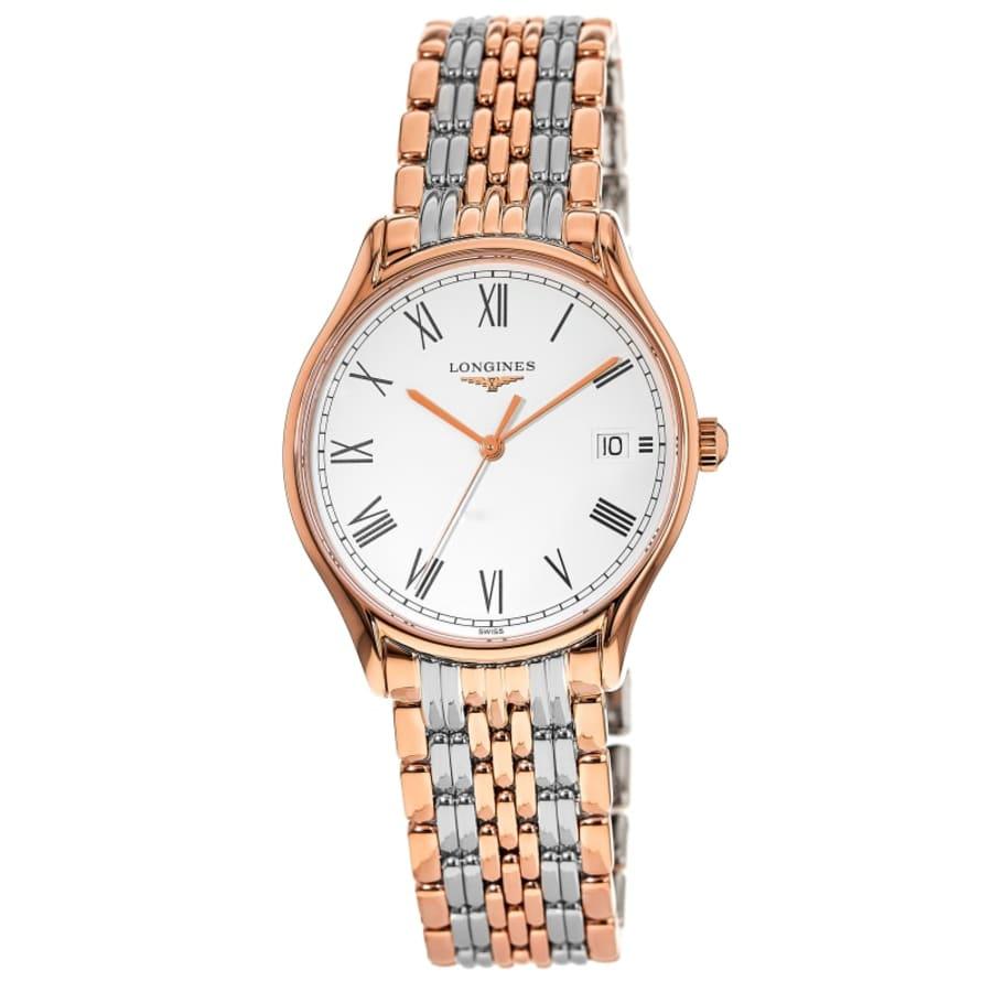 Мужские часы Longines Lyre Quartz с белым циферблатом из розового золота и PVD-покрытием из стали L4.859.1.11.7
Мужские часы Longines Lyre Quartz с белым циферблатом из розового золота и PVD-покрытием из стали L4.859.1.11.7