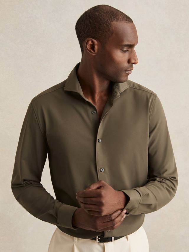 Рубашка Charge Regular Fit Reiss, Olive Green
Рубашка Charge Regular Fit Reiss, Olive Green