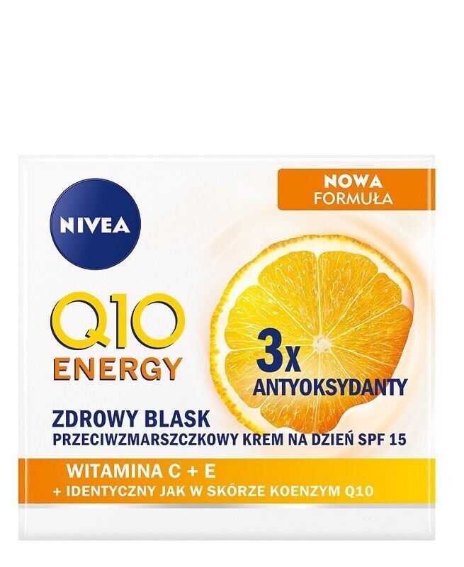 Nivea Q10 Energy Zdrowy Blask дневной крем для лица, 50 ml
Nivea Q10 Energy Zdrowy Blask дневной крем для лица, 50 ml