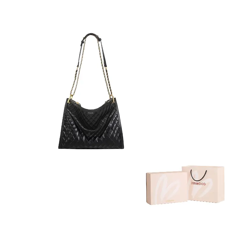 Miao Di Мягкая кожаная женская сумка через плечо черная, Ink Black
Miao Di Мягкая кожаная женская сумка через плечо черная, Ink Black