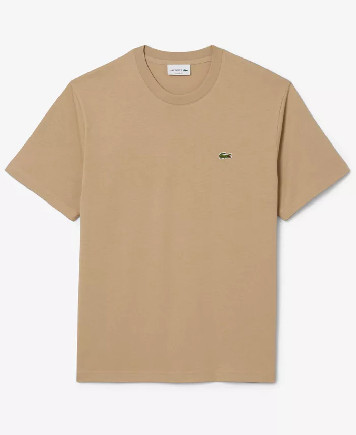 Мужская футболка классического кроя с коротким рукавом и круглым вырезом с логотипом Lacoste, коричневый/бежевый
Мужская футболка классического кроя с коротким рукавом и круглым вырезом с логотипом Lacoste, коричневый/бежевый