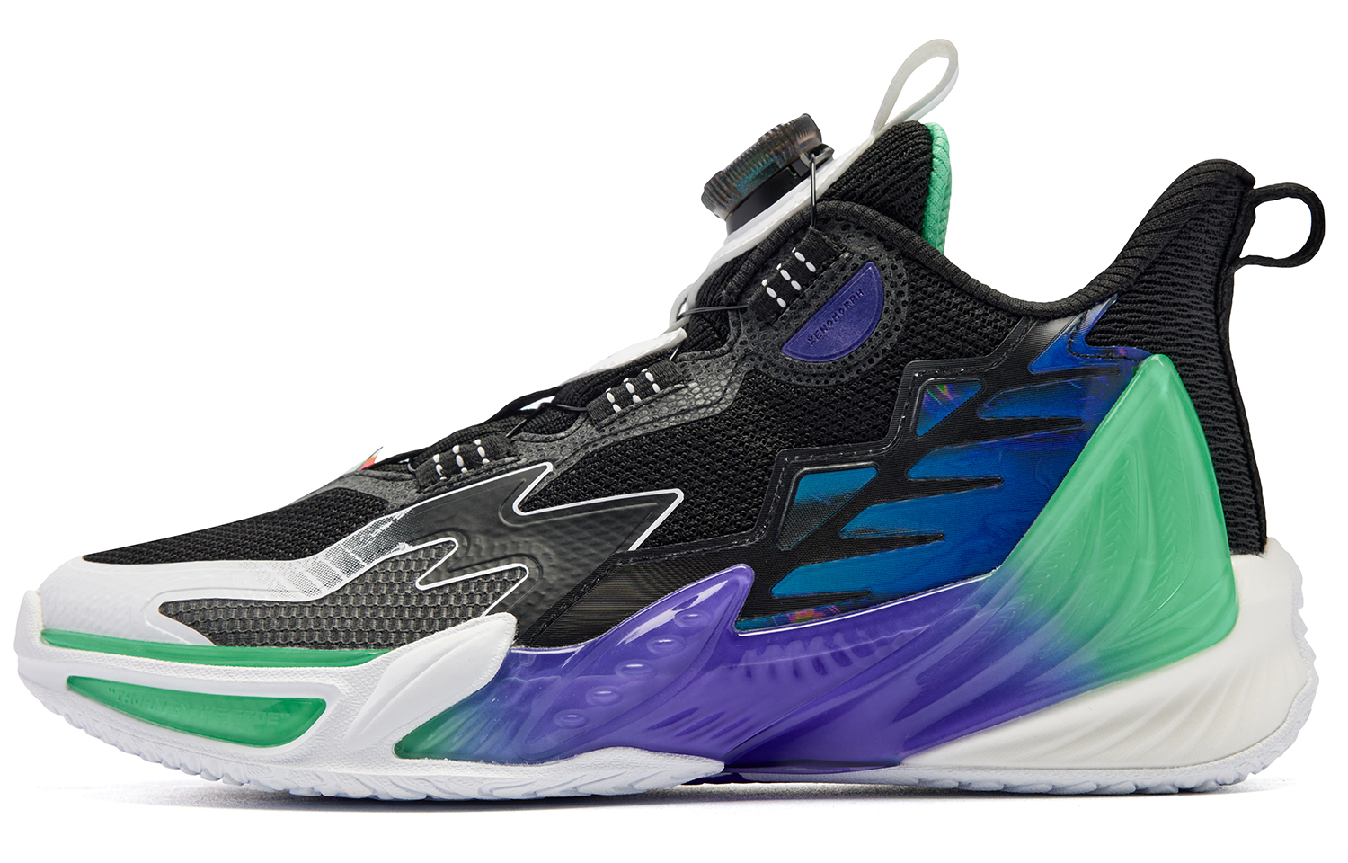 Детские баскетбольные кроссовки унисекс QIAODAN, черный 
Детские баскетбольные кроссовки унисекс QIAODAN, черный