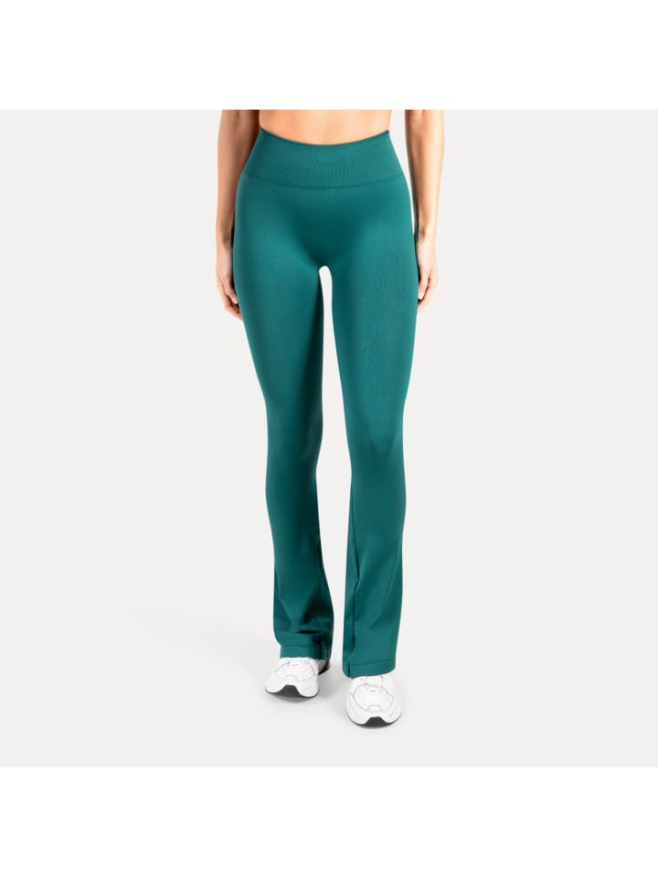 SMILODOX Расклешенные леггинсы Oriana темно-зеленого цвета
SMILODOX Расклешенные леггинсы Oriana темно-зеленого цвета