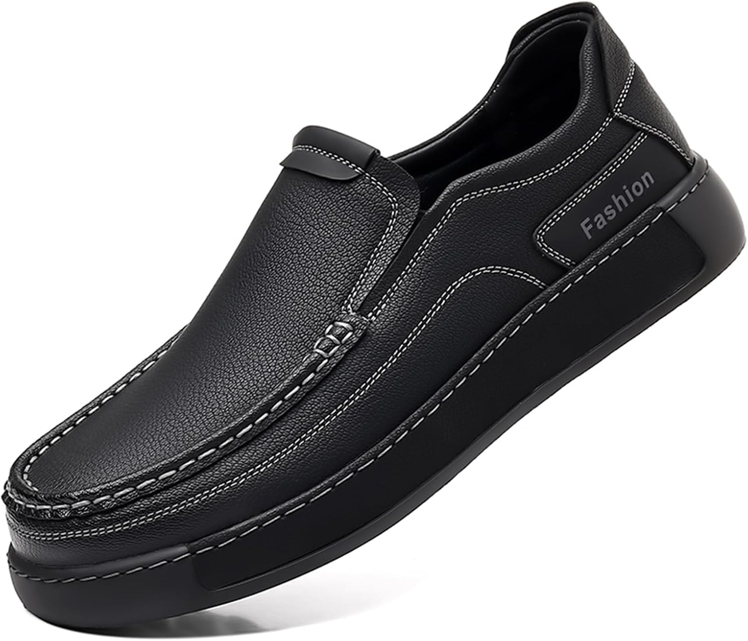 Мужские кожаные слипоны с ручной строчкой, легкие повседневные мокасины с противоскользящей мягкой подошвой, удобные обувь для вождения и прогулок, для работы и путешествий Ptnoka, черный
Мужские кожаные слипоны с ручной строчкой, легкие повседневные мокасины с противоскользящей мягкой подошвой, удобные обувь для вождения и прогулок, для работы и путешествий Ptnoka, черный