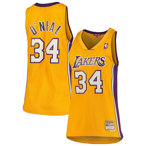 Женская баскетбольная майка Shaquille O'Neal Los Angeles Lakers 1999/00 Hardwood Classics Swingman Mitchell & Ness
Женская баскетбольная майка Shaquille O'Neal Los Angeles Lakers 1999/00 Hardwood Classics Swingman Mitchell & Ness