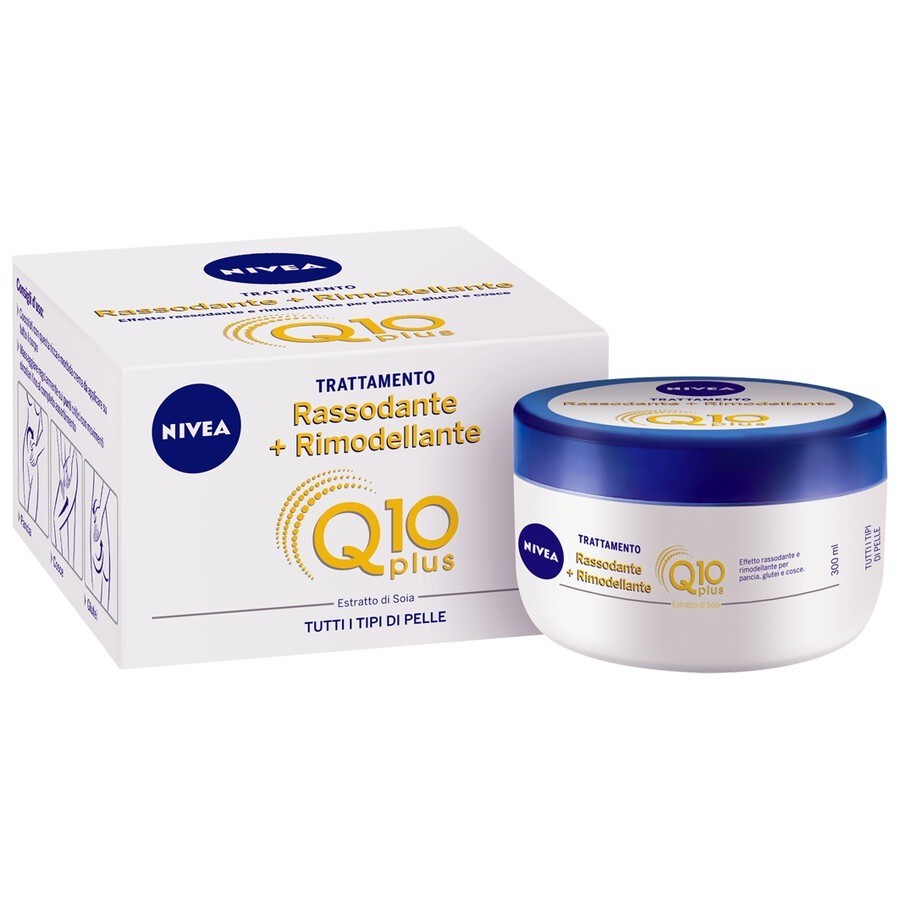 Крем для тела q10+ reafirmante body cream Nivea, объем 300 мл
Крем для тела q10+ reafirmante body cream Nivea, объем 300 мл