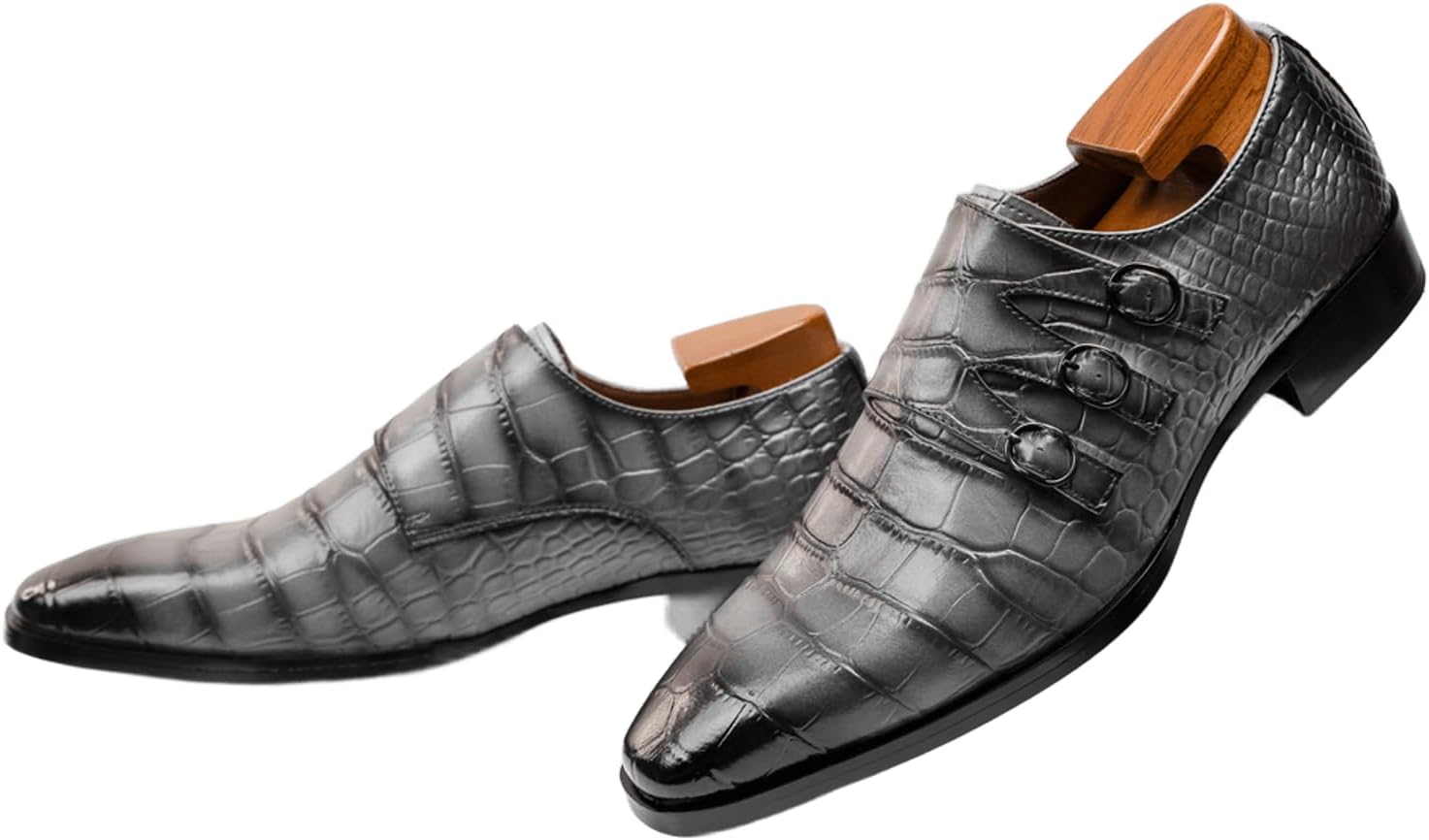 Мужские кожаные лоферы с монки-ремнем, слипоны, оксфорды, формальная и повседневная деловая обувь, удобные туфли для мужчин Canopycasa, серый
Мужские кожаные лоферы с монки-ремнем, слипоны, оксфорды, формальная и повседневная деловая обувь, удобные туфли для мужчин Canopycasa, серый