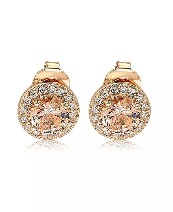 Серьги-Гвоздики Suzy Levian из стерлингового серебра с круглыми фианитами Suzy Levian New York, peach
Серьги-Гвоздики Suzy Levian из стерлингового серебра с круглыми фианитами Suzy Levian New York, peach