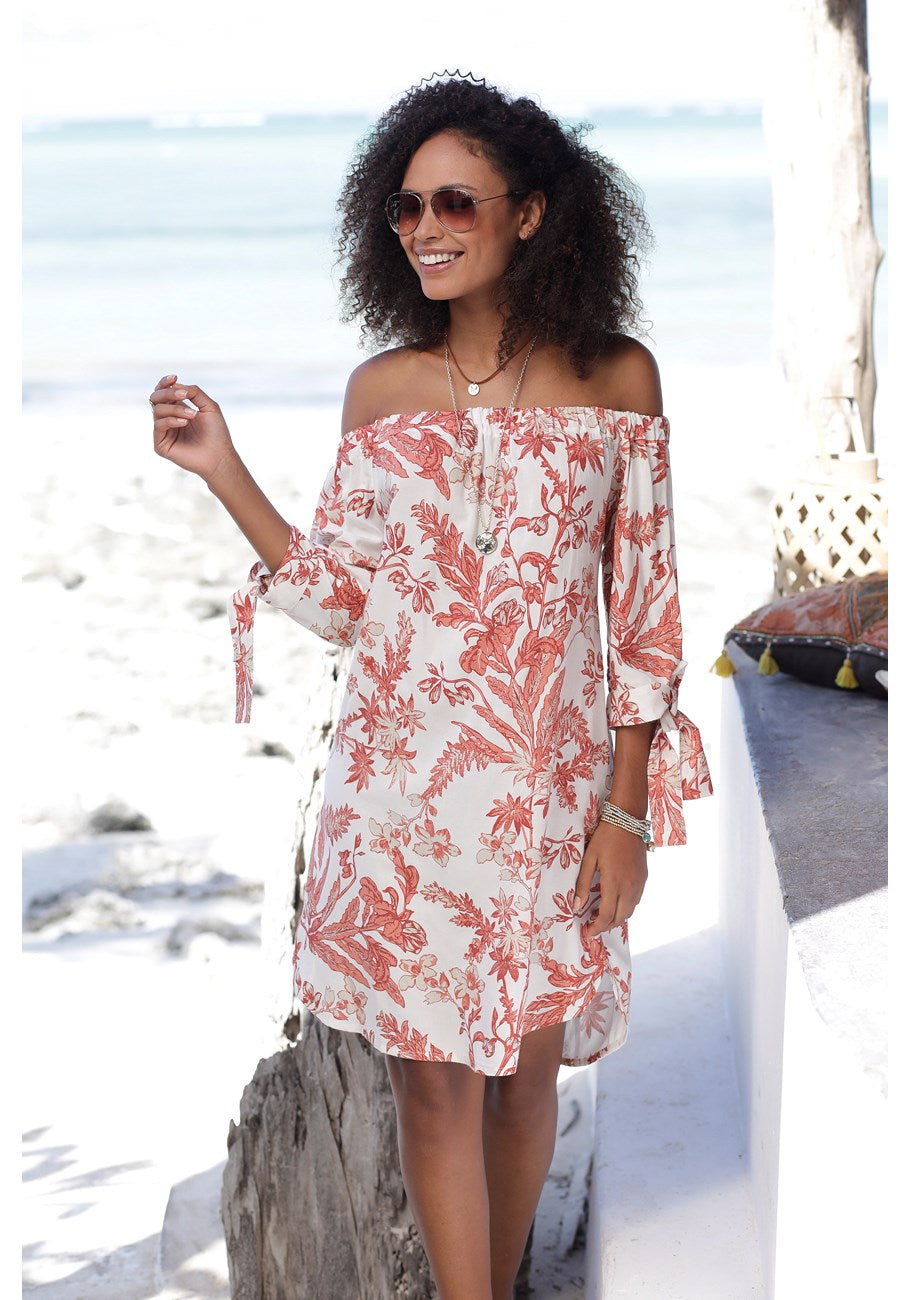 LASCANA Женское платье с цветочным принтом на бретелях, мультиколор
LASCANA Женское платье с цветочным принтом на бретелях, мультиколор