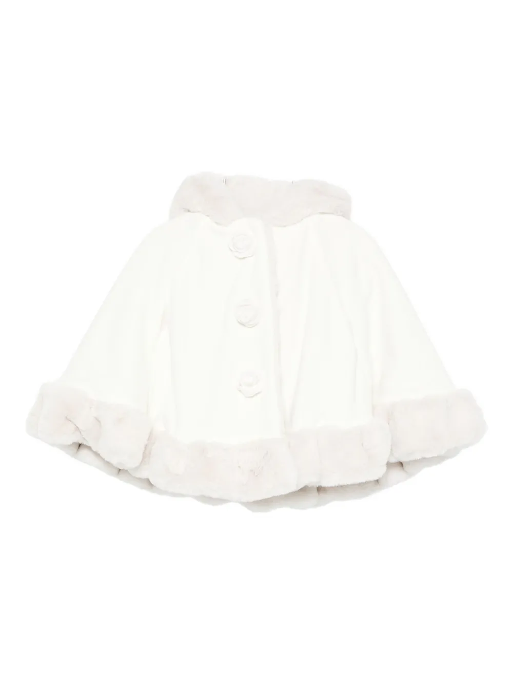 Накидка с отделкой из искусственного меха La Stupenderia, белый
Накидка с отделкой из искусственного меха La Stupenderia, белый