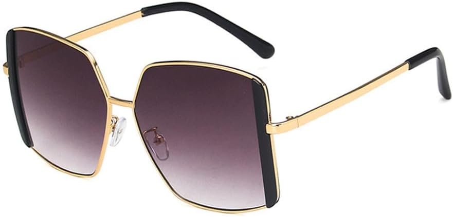 Винтажные солнцезащитные очки большого размера для женщин, классические очки для вождения, модные женские очки в крупной оправе с градиентным затемнением, защита от УФ-излучения UV400 KTUCN, Black
Винтажные солнцезащитные очки большого размера для женщин, классические очки для вождения, модные женские очки в крупной оправе с градиентным затемнением, защита от УФ-излучения UV400 KTUCN, Black