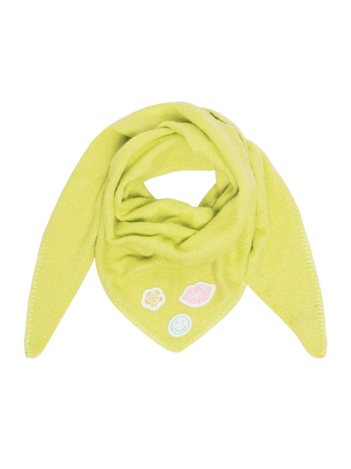 Зимний шарф с аппликацией неоново-желтого цвета CARTOON
Зимний шарф с аппликацией неоново-желтого цвета CARTOON