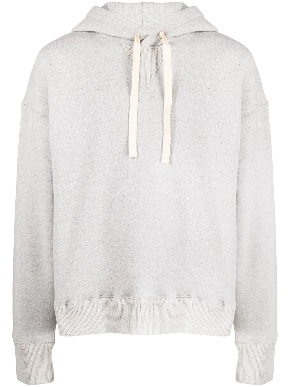 Худи с кулиской и приспущенными плечами JIL SANDER, серый 
Худи с кулиской и приспущенными плечами JIL SANDER, серый