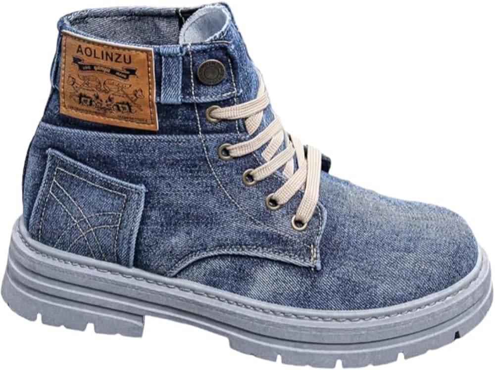 Модные мягкие удобные легкие джинсовые повседневные ботинки для мужчин с высокой подошвой, противоскользящие, прочные обувь Lexamen, синий
Модные мягкие удобные легкие джинсовые повседневные ботинки для мужчин с высокой подошвой, противоскользящие, прочные обувь Lexamen, синий