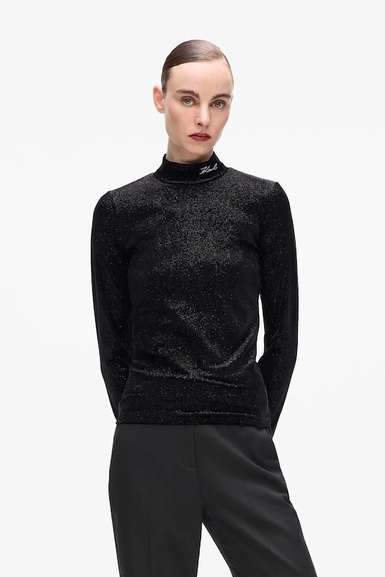 Лонгслив Karl Lagerfeld, черный
Лонгслив Karl Lagerfeld, черный