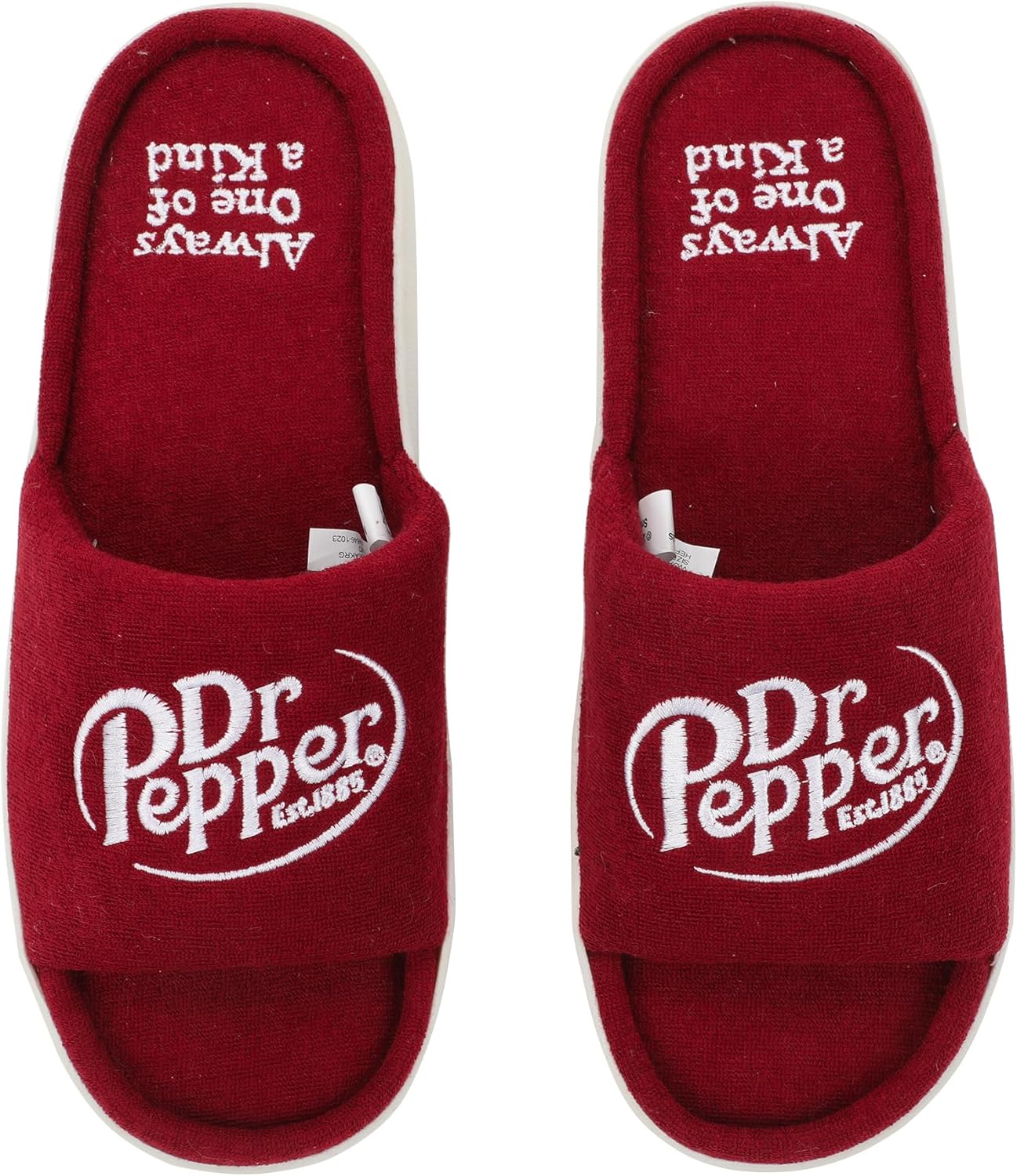 Мужские красные шлепанцы Bioworld Dr Pepper Always One Of A Kind - маленький размер
Мужские красные шлепанцы Bioworld Dr Pepper Always One Of A Kind - маленький размер