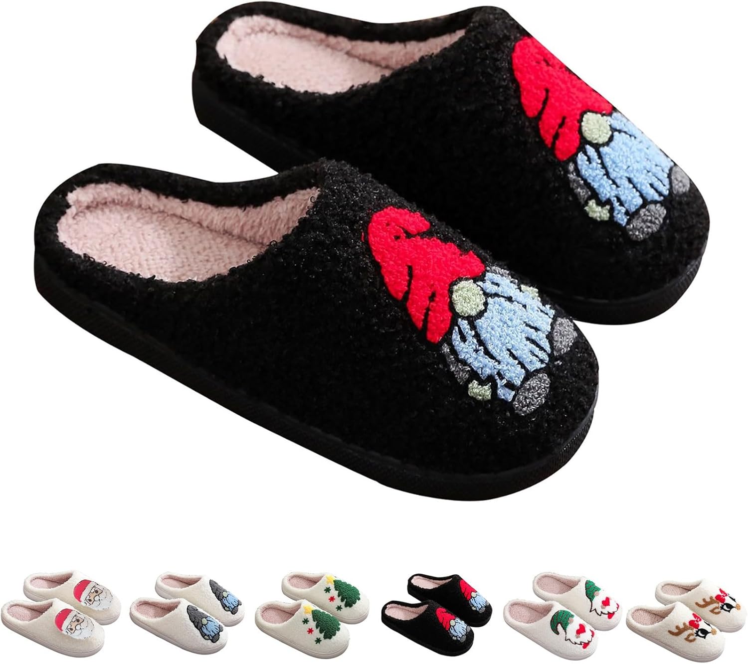 Рождественские тапочки для женщин и мужчин, зимние пушистые уютные домашние тапочки для женщин, удобная обувь для дома и улицы Generic, черный
Рождественские тапочки для женщин и мужчин, зимние пушистые уютные домашние тапочки для женщин, удобная обувь для дома и улицы Generic, черный