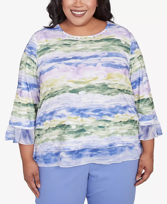 Топ Santa Fe Watercolor Biadere в полоску с круглым вырезом больших размеров Alfred Dunner, фиолетовый
Топ Santa Fe Watercolor Biadere в полоску с круглым вырезом больших размеров Alfred Dunner, фиолетовый