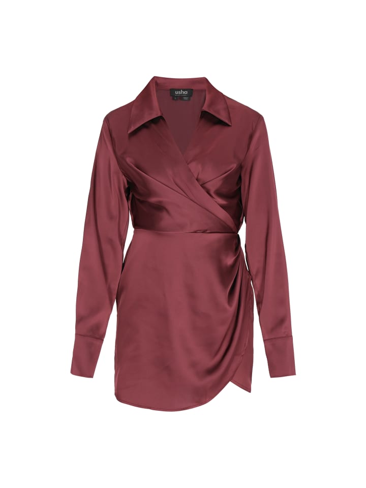 Usha BLACK LABEL Женское платье бордового цвета
Usha BLACK LABEL Женское платье бордового цвета