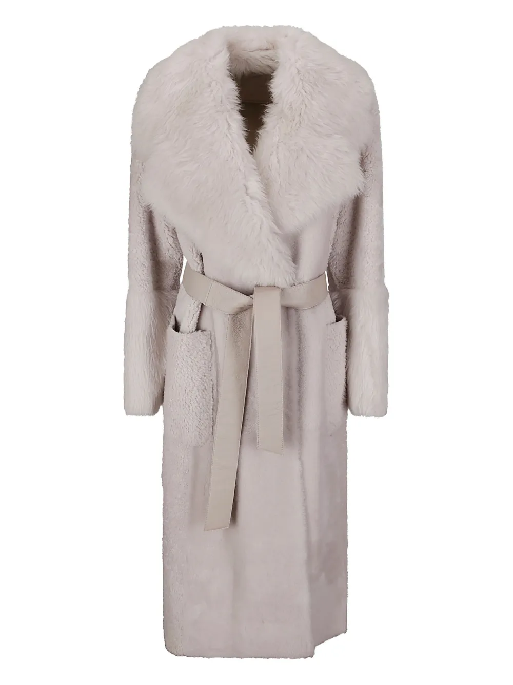 Пальто из овчины с поясом Desa 1972, серый
Пальто из овчины с поясом Desa 1972, серый