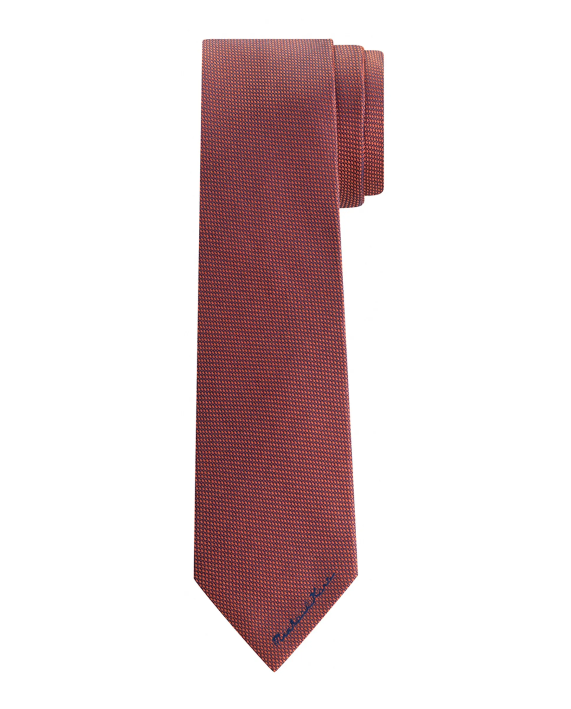 Мужской галстук из шелка со структурой и вышитым логотипом Michael Kors, красный 
Мужской галстук из шелка со структурой и вышитым логотипом Michael Kors, красный