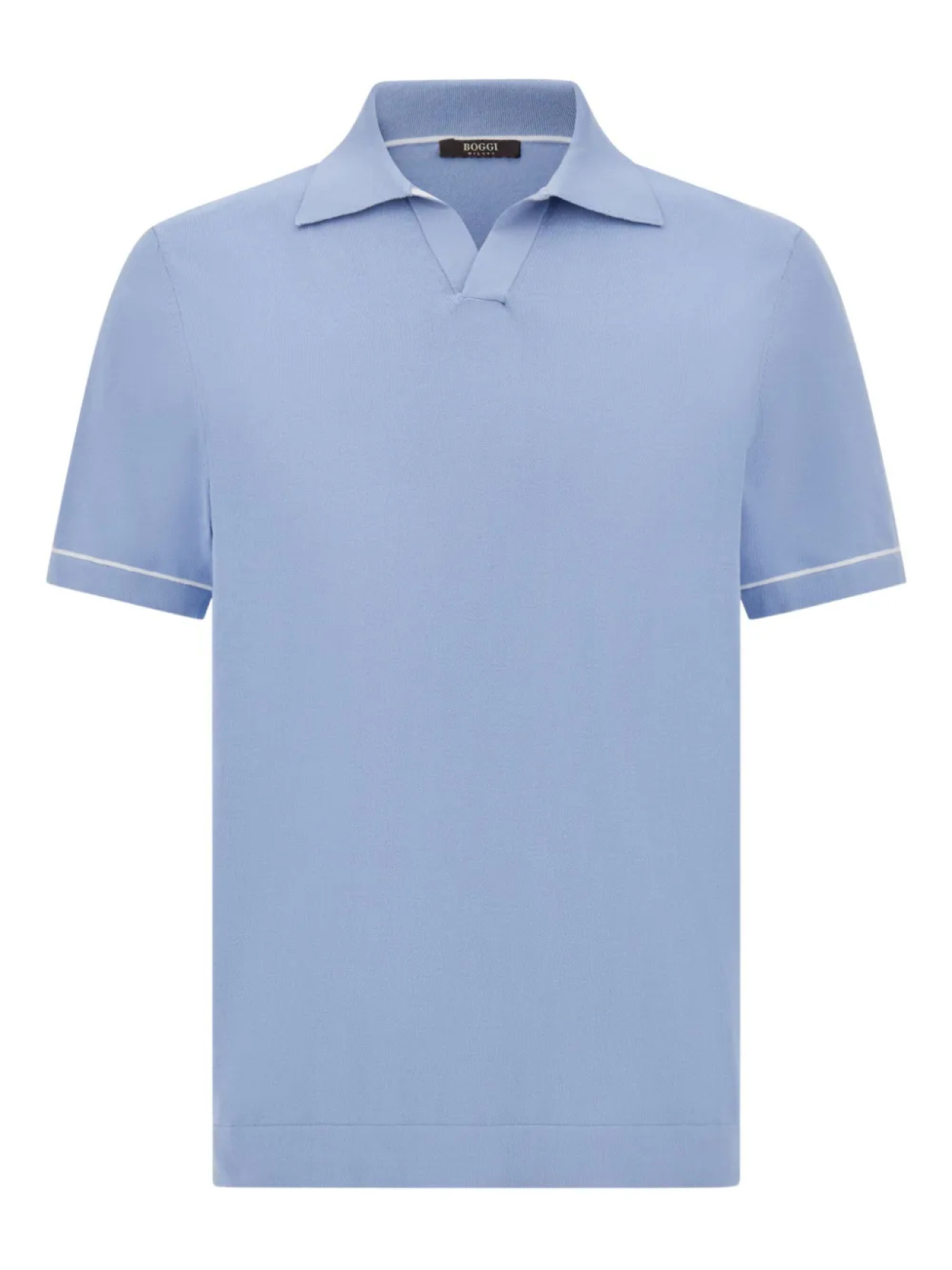 Рубашка-поло из хлопкового крепа Boggi Milano, синий
Рубашка-поло из хлопкового крепа Boggi Milano, синий