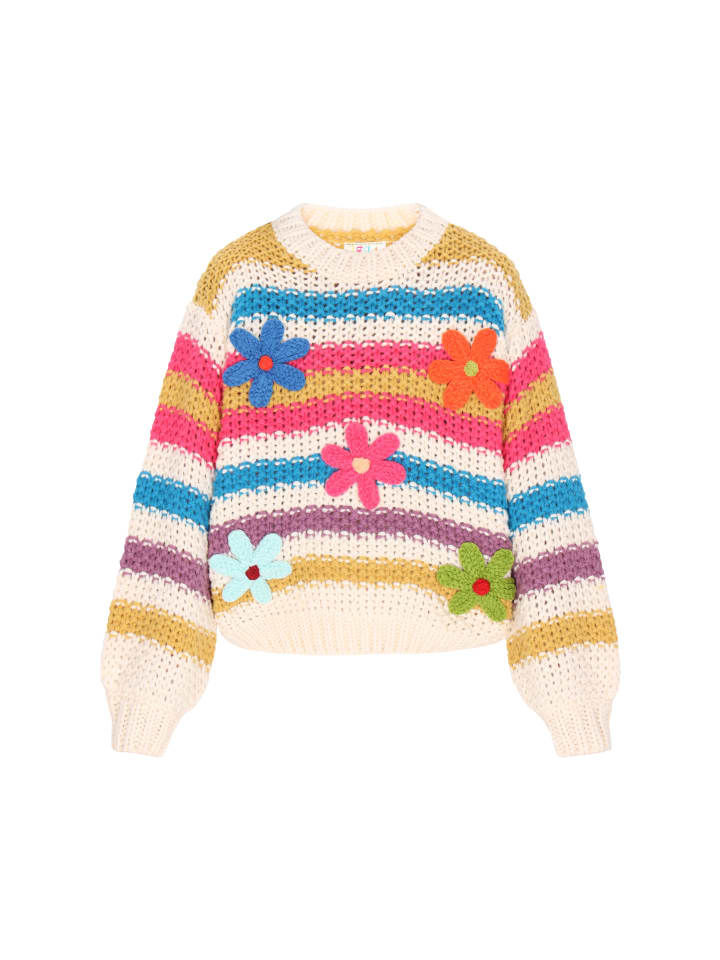 Женский свитер в цвете кремово-белый IZIA
Женский свитер в цвете кремово-белый IZIA