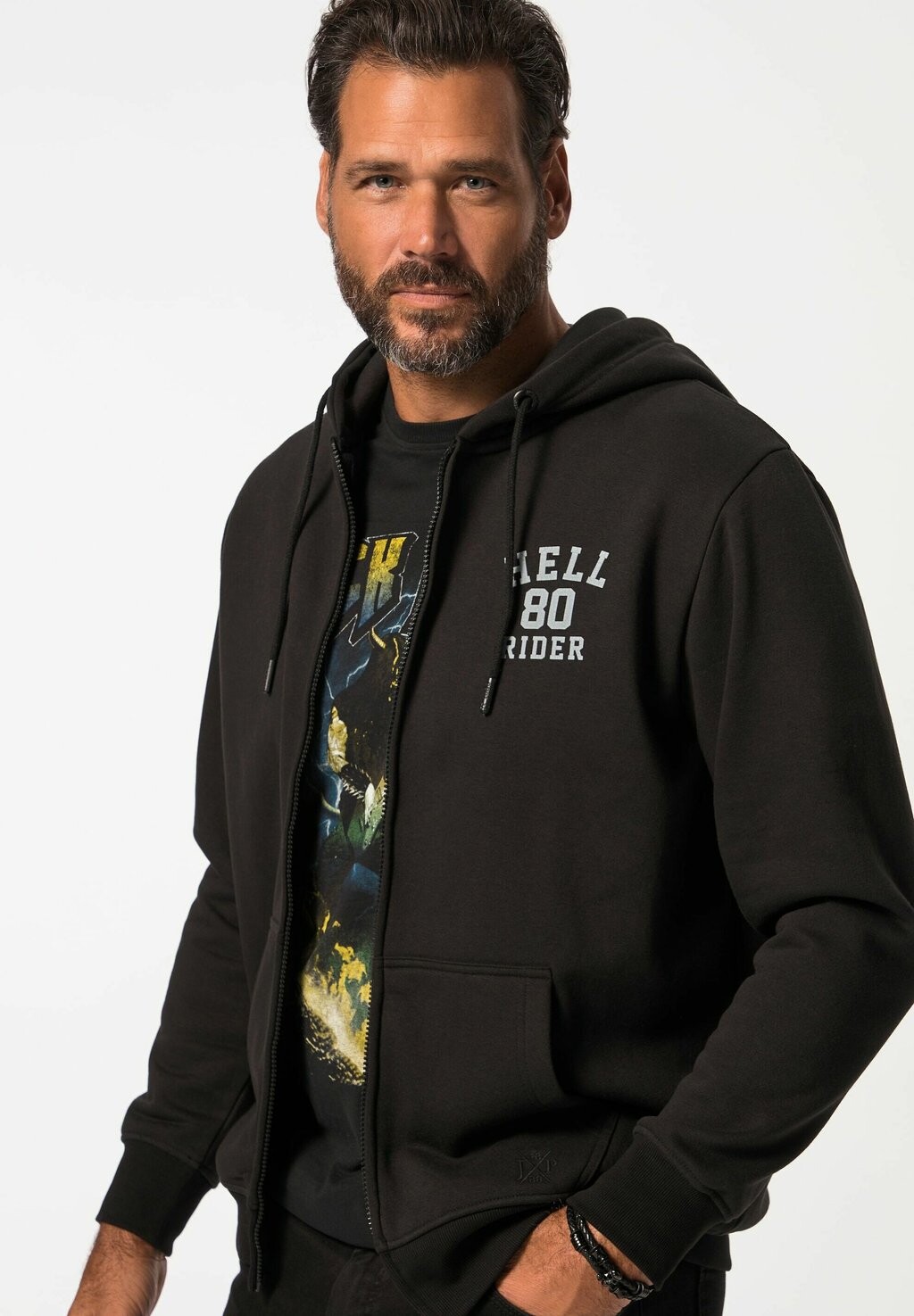 Толстовка на молнии PRINTS HOOD JP1880, черный
Толстовка на молнии PRINTS HOOD JP1880, черный