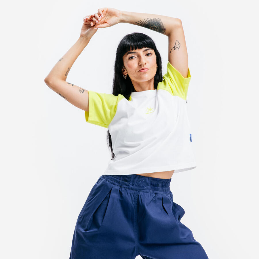 DECATHLON Футболка женская - Uppercute жёлтая
DECATHLON Футболка женская - Uppercute жёлтая