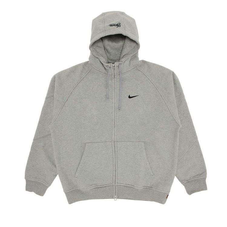 Толстовка Supreme x Nike Zip Up Hooded Sweatshirt, Heather Grey
Толстовка Supreme x Nike Zip Up Hooded Sweatshirt, Heather Grey