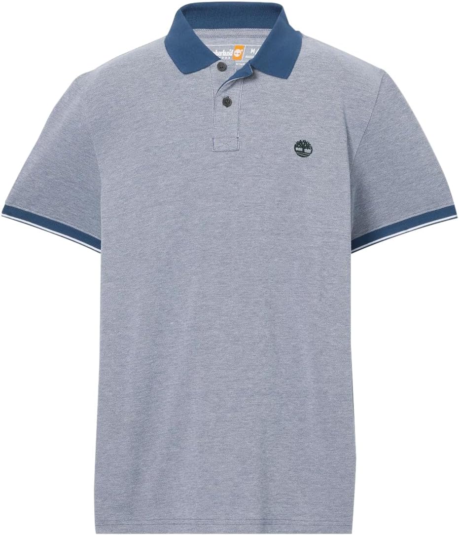 Мужская поло-рубашка Timberland с коротким рукавом и логотипом Oxford, темный деним
Мужская поло-рубашка Timberland с коротким рукавом и логотипом Oxford, темный деним