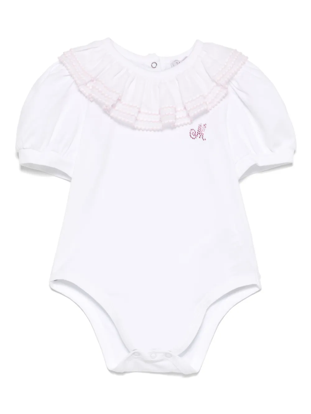 Боди со стразами Monnalisa, белый
Боди со стразами Monnalisa, белый