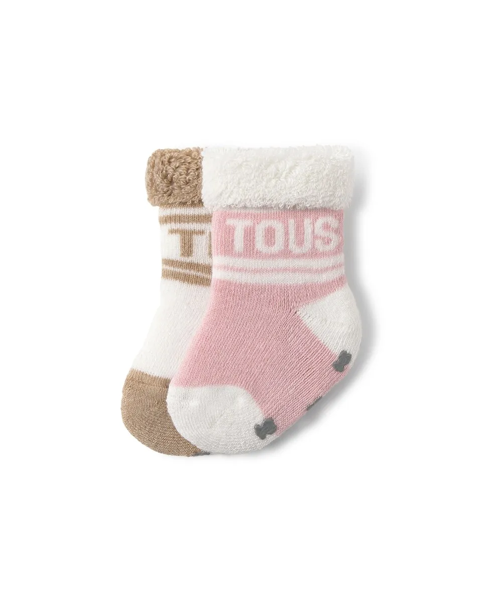 Набор из 2 детских носков с логотипом TOUS и полосками Tous, розовый/белый
Набор из 2 детских носков с логотипом TOUS и полосками Tous, розовый/белый