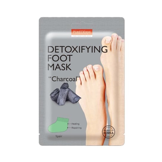 Очищающая маска для ног с углем 1 пара Purederm Detoxifying Foot Mask «Charcoal»
Очищающая маска для ног с углем 1 пара Purederm Detoxifying Foot Mask «Charcoal»