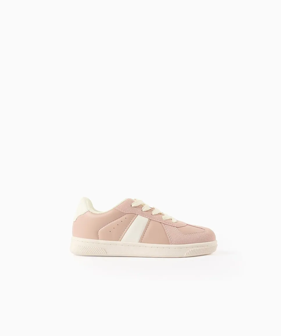 Винтажные низкие детские кроссовки для девочек с шнуровкой Zippy, розовый
Винтажные низкие детские кроссовки для девочек с шнуровкой Zippy, розовый