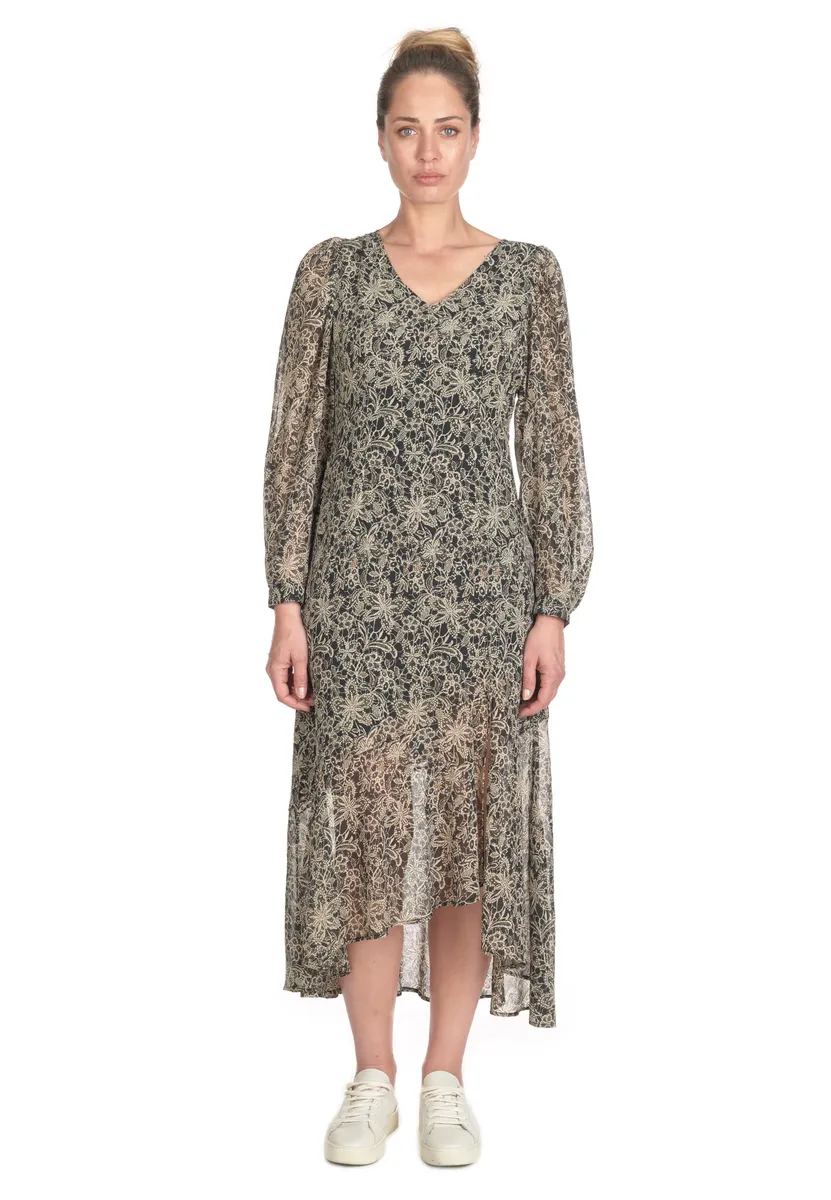 Трикотажное платье Le Temps Des Cerises "KIP" с великолепным узором по всей поверхности, черный
Трикотажное платье Le Temps Des Cerises "KIP" с великолепным узором по всей поверхности, черный