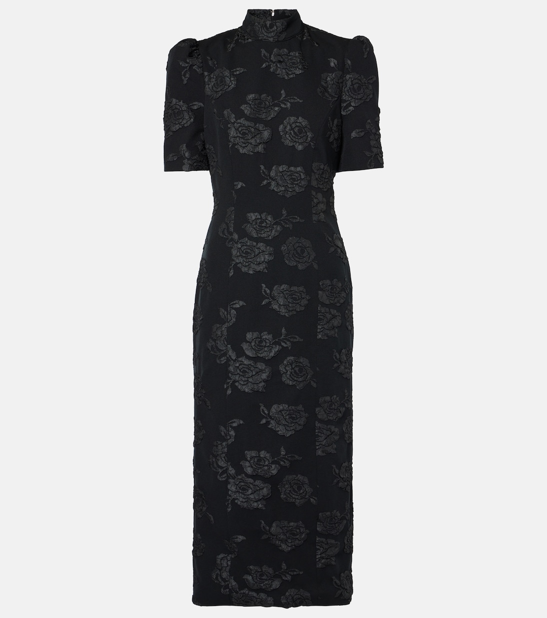 Платье миди из жаккарда Rotate, черный
Платье миди из жаккарда Rotate, черный