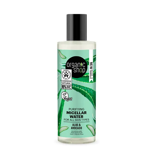 Очищение мицеллярной воды Purifying Micellar Water Aloe & Avocado Organic Shop, 150 ml
Очищение мицеллярной воды Purifying Micellar Water Aloe & Avocado Organic Shop, 150 ml
