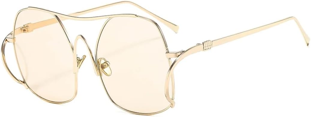 Роскошные модные солнцезащитные очки овальной формы с градиентным переходом цвета для женщин, с двойной оправой, универсальные, подходят для мужчин, защита от УФ-излучения UV400 UATXTAU, Champagne
Роскошные модные солнцезащитные очки овальной формы с градиентным переходом цвета для женщин, с двойной оправой, универсальные, подходят для мужчин, защита от УФ-излучения UV400 UATXTAU, Champagne