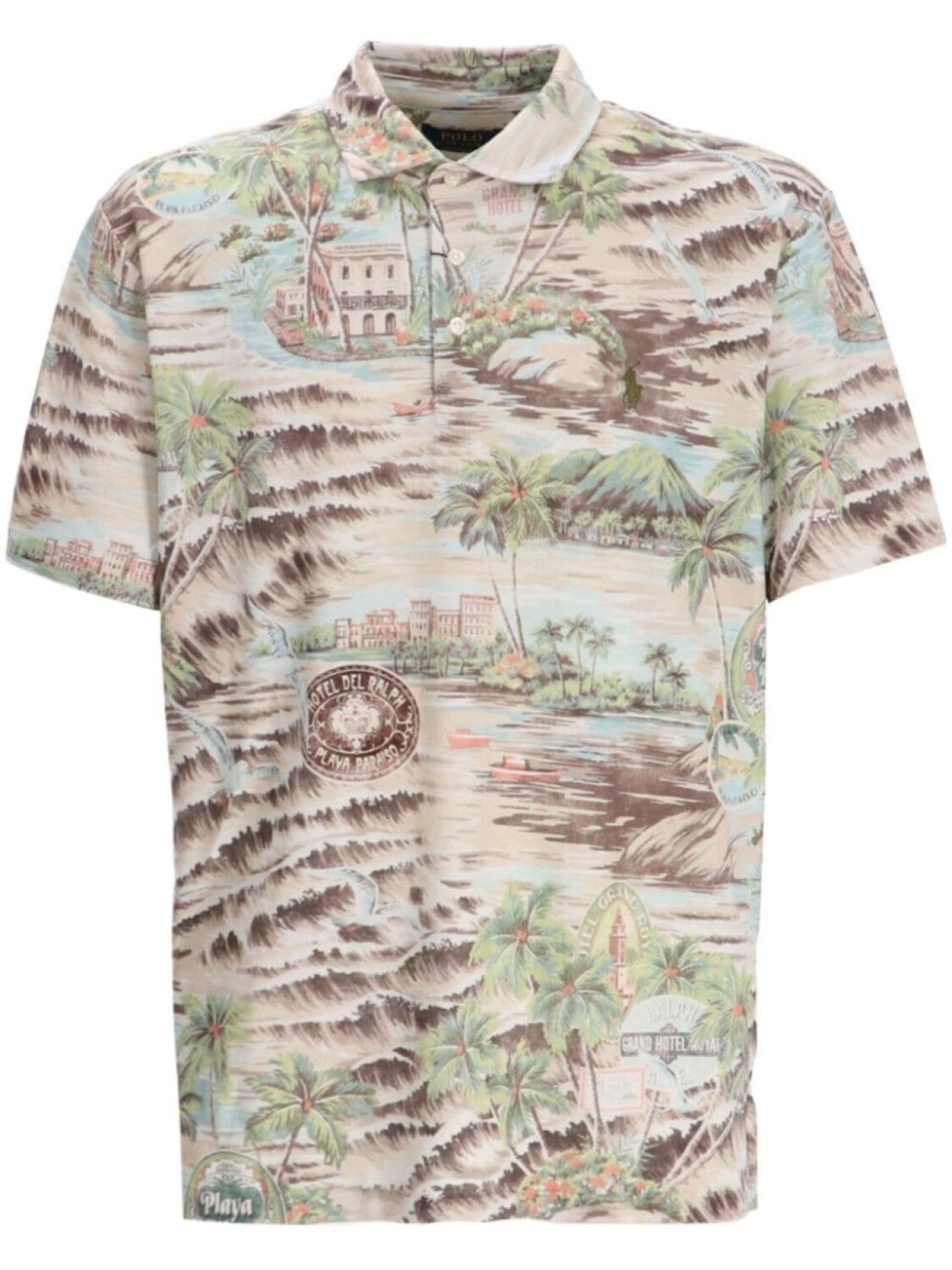 Polo Ralph Lauren рубашка поло с графичным принтом, нейтральный цвет
Polo Ralph Lauren рубашка поло с графичным принтом, нейтральный цвет