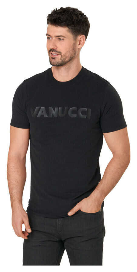 Футболка с логотипом Vanucci, черный 
Футболка с логотипом Vanucci, черный