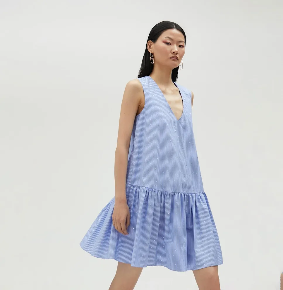 Короткое платье с оборкой Lola Casademunt, синий
Короткое платье с оборкой Lola Casademunt, синий