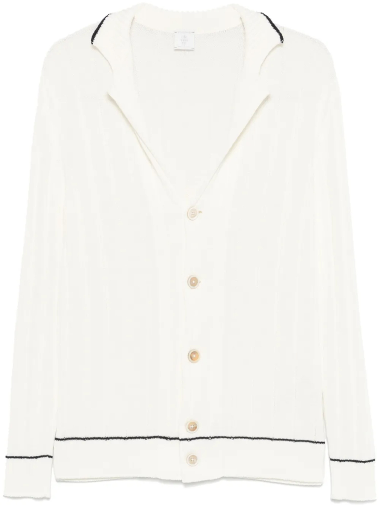 Eleventy кардиган в рубчик, белый
Eleventy кардиган в рубчик, белый