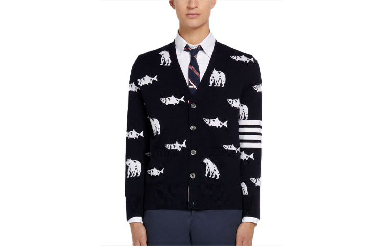 THOM BROWNE Свитер мужской черный
THOM BROWNE Свитер мужской черный