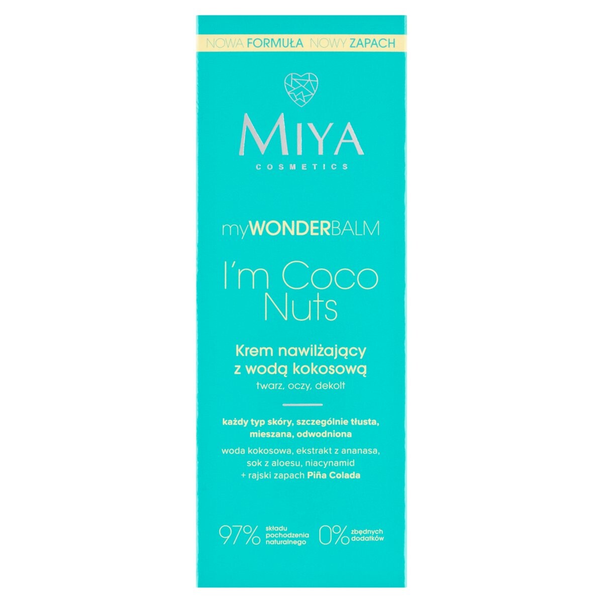 Miya, Mywonderbalm I’m Coco Nuts, увлажняющий крем с кокосовой водой, 75 мл Miya Cosmetics 
Miya, Mywonderbalm I’m Coco Nuts, увлажняющий крем с кокосовой водой, 75 мл Miya Cosmetics